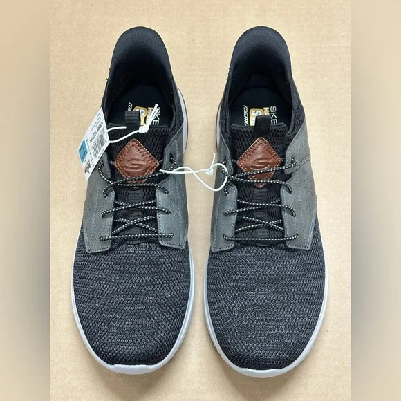 NEW- Men’s Skechers Hands Free Swift Fit (black) - Picture 4 of 11